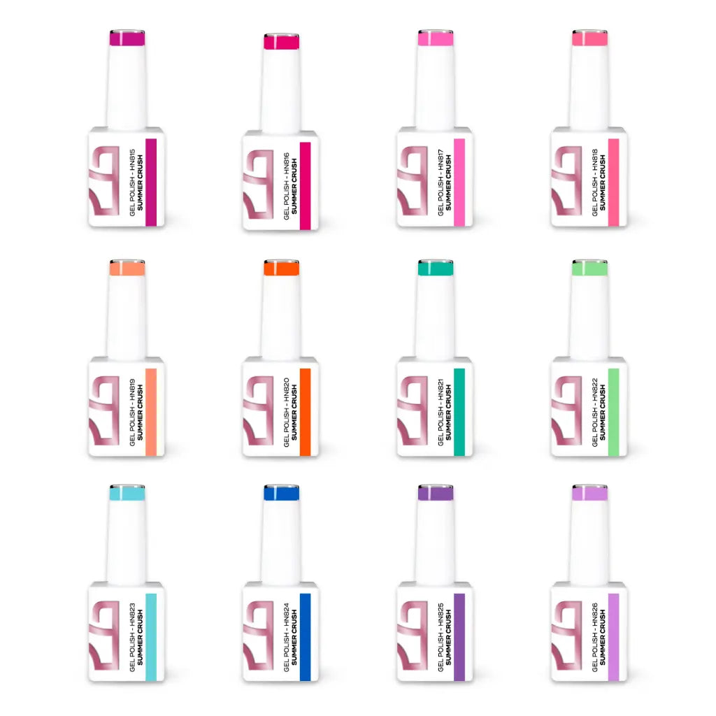 Coleção Verniz Gel Summer Crush - 12 Cores