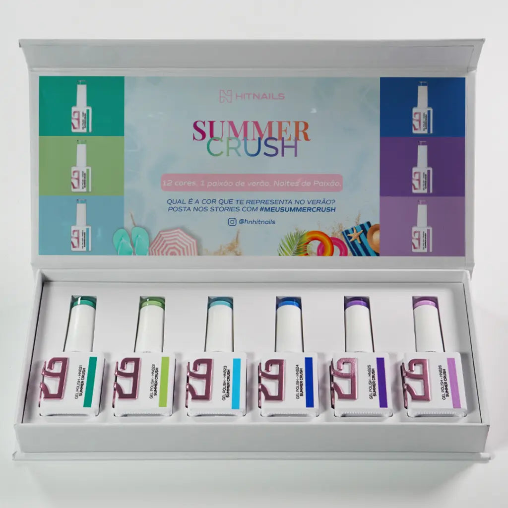 Coleção Verniz Gel Summer Crush - 12 Cores