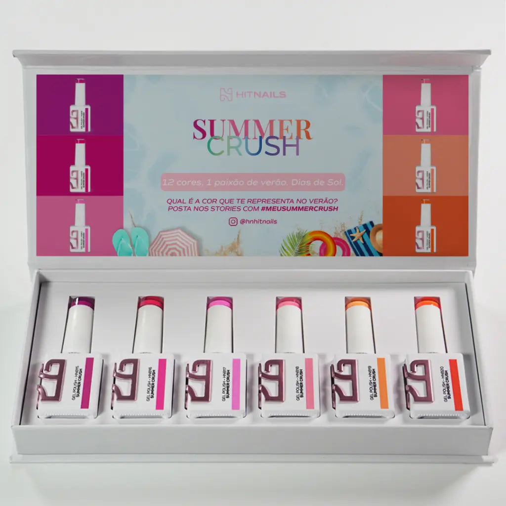 Coleção Verniz Gel Summer Crush - 12 Cores